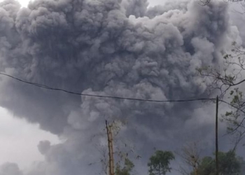 828 Warga Dievakuasi Imbas Erupsi Gunung Ruang Sulut
