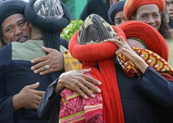 Jemaah An Nadzir dan Tarekat Naqsabandiyah Lebaran Hari Ini