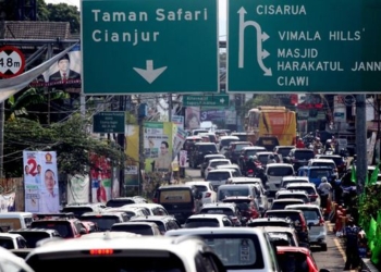 Polisi Terapkan One Way Puncak Arah Jakarta