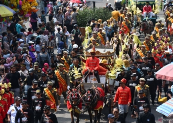 Kirab budaya akhir jabatan Wali Kota Madiun