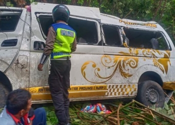 Minibus Jatuh ke Jurang 10 Meter di Sumut, 13 Orang Luka