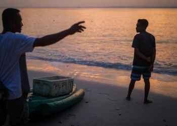 Pantai Pangandaran Tetap Ramai Pengunjung Setelah Gempa Garut