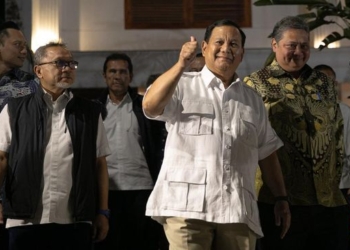 Airlangga Sambut Kedatangan Prabowo, Arsjad Rasjid Pamit Pergi