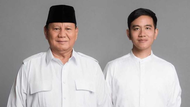 Prabowo Pajang Foto Bareng Gibran Ucapkan Selamat Idulfitri