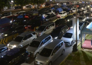 Penampakan Puncak Arus Balik di Pelabuhan Bakauheni