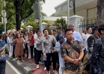 Antusiasme Warga Hadiri Open House Jokowi di Istana Negara