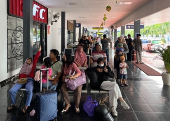 Volume penumpang arus balik mulai terlihat di wilayah Daop 7