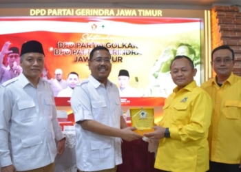 Golkar-Gerindra buka komunikasi bentuk koalisi di Pilkada di Jatim