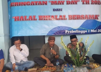 “May Day”, beberapa organisasi buruh di Probolinggo doa bersama