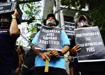 Tolak RUU Penyiaran, jurnalis Malang Raya gelar aksi damai