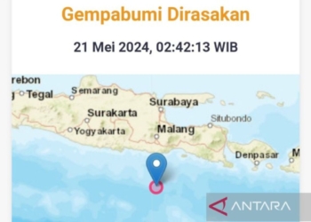 Gempa magnitudo 5,3 guncang Malang Selasa dini hari