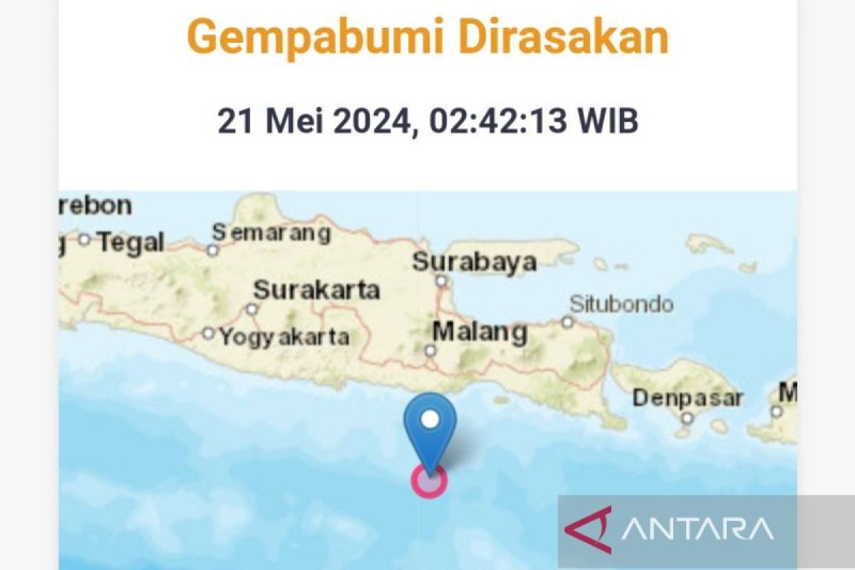 Gempa magnitudo 5,3 guncang Malang Selasa dini hari
