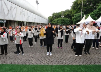 Hari Lansia Nasional, Bupati Ipuk senam bersama komunitas lansia Banyuwangi