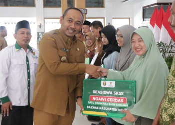 Pentasyarufan Baznas Ngawi Dan Penandatangan MoU dengan UINSA Surabaya.