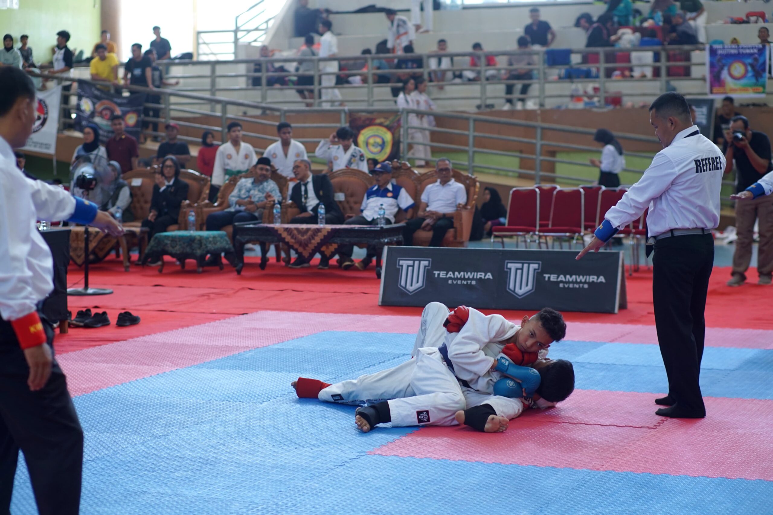 Bupati Ngawi Buka Kejuaraan Jujitsu Piala Bupati Ngawi 2024