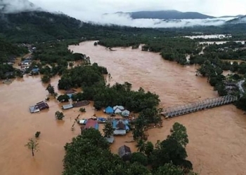 Banjir di Konawe Utara Sultra, Jalan Trans Sulawesi Lumpuh Total