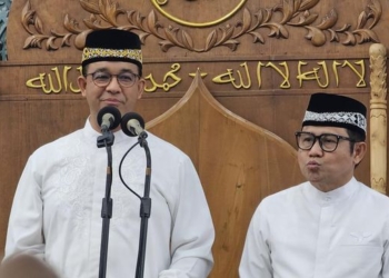 Kunjungi Aceh, Anies-Cak Imin Dipaksa Naik Mimbar Usai Salat Jumat