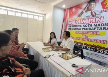Mantan Wali Kota Maidi daftar bacawali ke Partai Gerindra Madiun