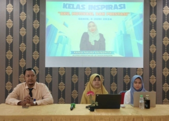 Penemu Eco Lindi berbagi kisah inspiratif di SMP Al Falah Deltasari