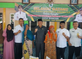 Pemkab Sidoarjo salurkan bantuan pangan kepada 3.974 KPM
