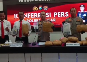 Polres Blitar-Jatim: Tes urine Kasat Narkoba positif
