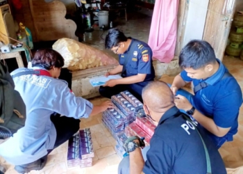 BC Jember dan Satpol PP Situbondo sita 74.266 batang rokok ilegal