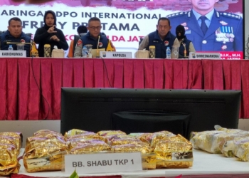 Polda Jatim gagalkan peredaran 88 kg sabu-sabu jaringan Fredy Pratama
