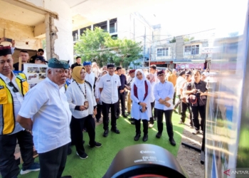 Menteri Basuki tinjau revitalisasi Pasar Induk Banyuwangi
