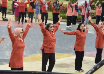 Pj Wali Kota Kediri ingatkan pentingnya olahraga latih tubuh cegah osteoporosis