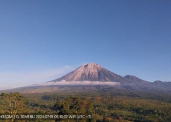 Status Gunung Semeru turun dari siaga menjadi waspada