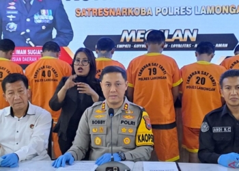 Selama Juli 2024, Polres Lamongan ungkap enam kasus narkoba