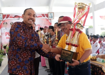 Lomba Cegah Stunting dan Karnaval Meriahkan Puncak Peringatan HUT ke 79 RI Kec. Mantingan