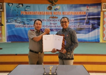 BPN Jatim dan PDAM Surya Sembada MoU percepat sertifikasi aset