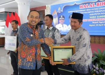 Bupati Ngawi Hadiri Halal Bihalal Koperasi dan LMDH