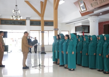 Pengukuhan Ketua TP PKK Ngawi dan Pelantikan Pengurus Tim PKK serta Tim Pembinaan Posyandu