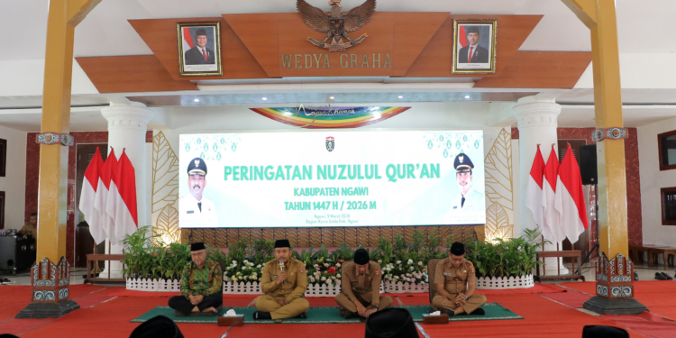 Peringati Nuzulul Qur’an, Pemkab Ngawi Ajak Generasi Muda Amalkan Nilai Al-Qur’an