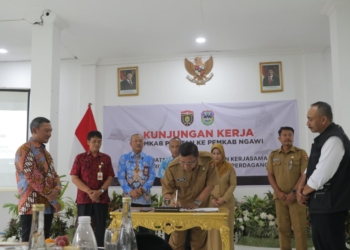 Perkuat Sinergi Antar Daerah, Pemkab Ngawi–Pemkab Pacitan Perluas Kerja Sama Lintas Sektor Strategis