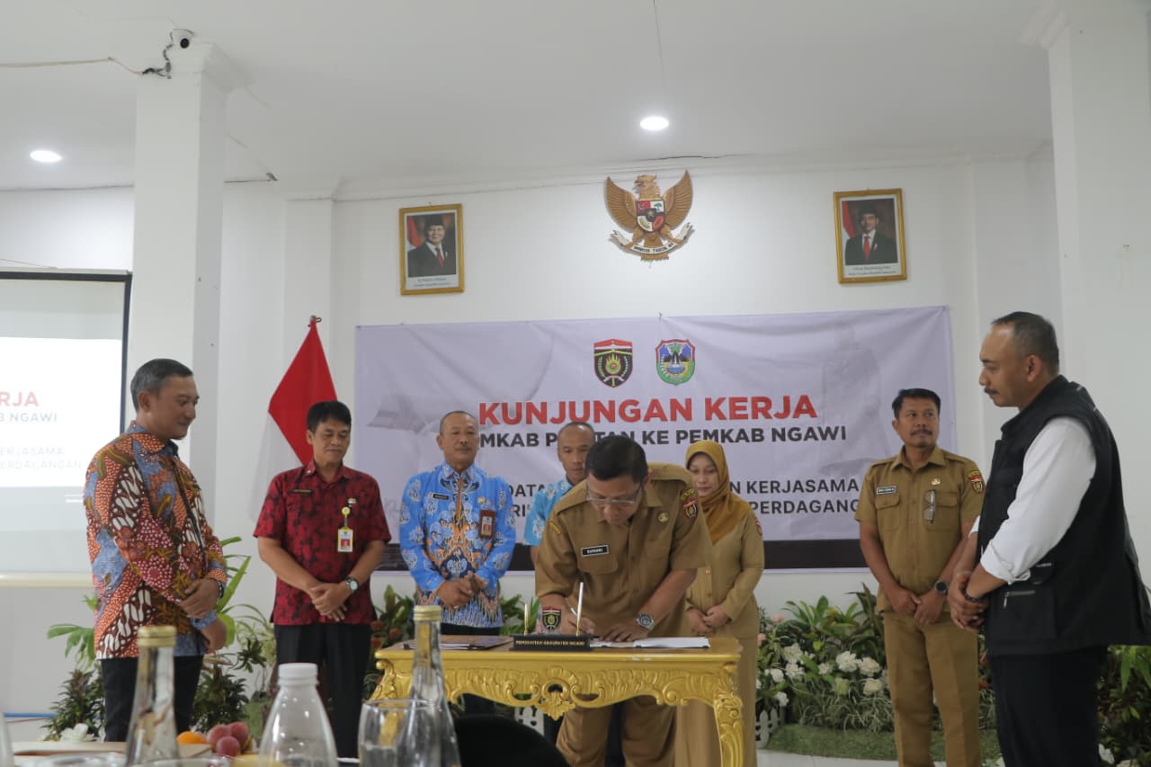 Perkuat Sinergi Antar Daerah, Pemkab Ngawi–Pemkab Pacitan Perluas Kerja Sama Lintas Sektor Strategis