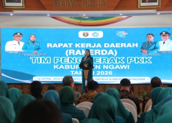 Rakerda TP PKK Kabupaten Ngawi Tahun 2026: Penguatan Sinergi dan Optimalisasi Peran Strategis Perempuan