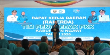 Rakerda TP PKK Kabupaten Ngawi Tahun 2026: Penguatan Sinergi dan Optimalisasi Peran Strategis Perempuan