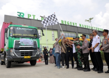 Pemkab Ngawi Lepas Ekspor Perdana Perusahaan PMA, Serap Tenaga Kerja dan Geliatkan Ekonomi