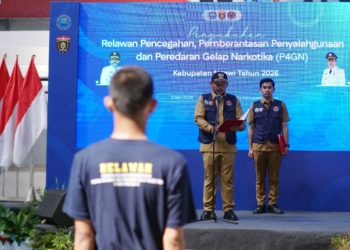Ratusan Relawan P4GN Dikukuhkan, Mantapkan Gerakan Anti Narkoba di Ngawi