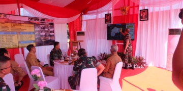 Akselerasi Ketahanan Pangan Nasional, Pangdam V/Brawijaya Tinjau Lokasi Yon TP dan KDKMP di Ngawi
