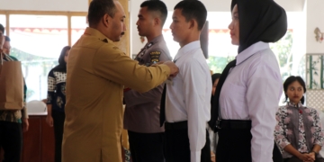 Pemusatan Pelatihan Paskibraka Ngawi 2026 Dimulai, Pengamalan Nilai Pancasila Jadi Penekanan