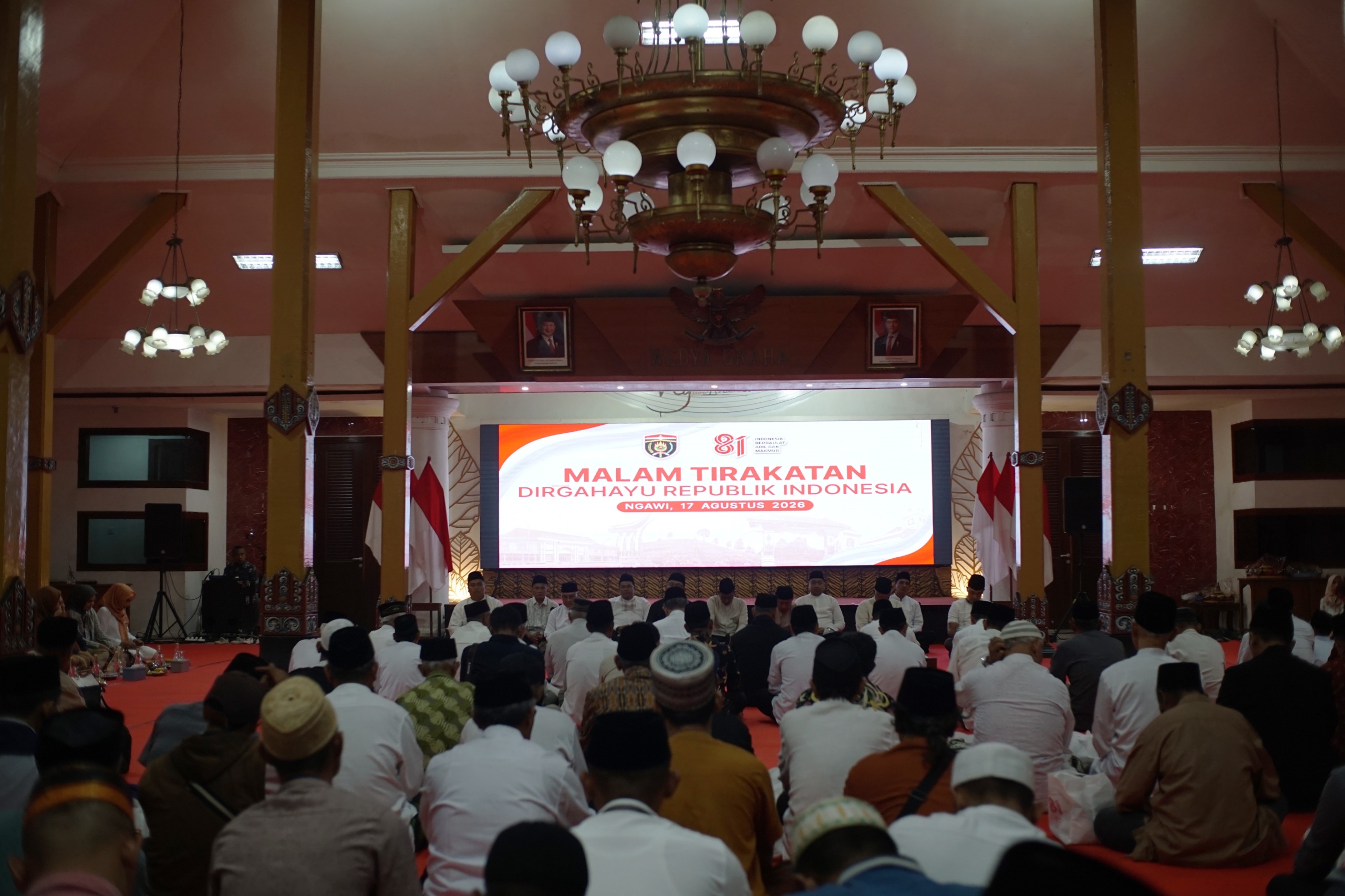 Malam Tirakatan HUT ke-81 RI, Momentum Refleksi dan Perkuat Komitmen Membangun Ngawi