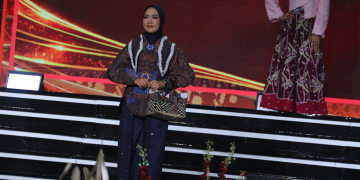 ​Bawa Wastra Lokal ke Jakarta, Ketua Dekranasda Ngawi Semarakkan Panggung Kriyanusa 2026