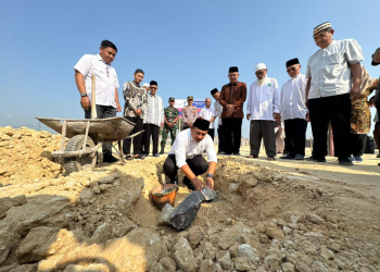 Resmi Dimulai, Pemkab Ngawi dan Qatar Charity Sulap Lahan Wakaf IPHI Geneng Jadi Islamic Centre