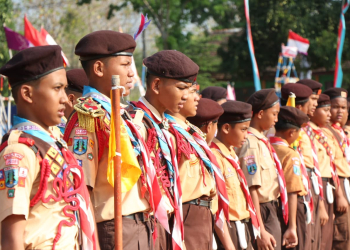 Cetak Generasi Tangguh, 38 Regu Pramuka Penggalang se-Kabupaten Ngawi Ikuti LT III 2026